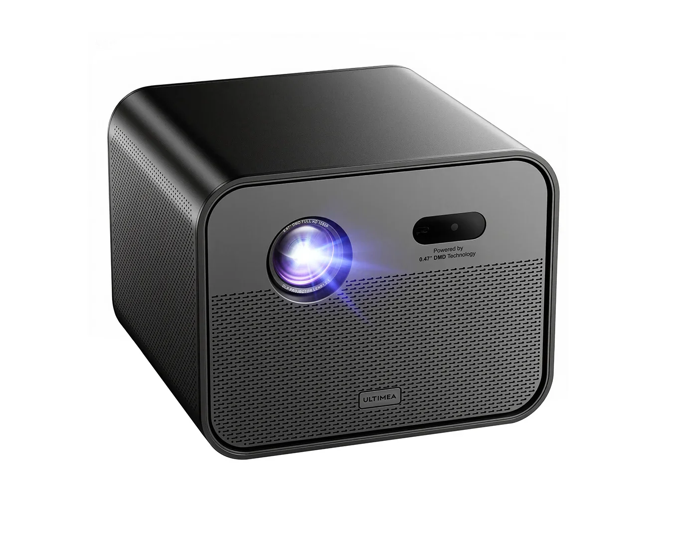 Full HD 1080P projector with 4K support, HDR10 & HLG, ideal for movies and gaming