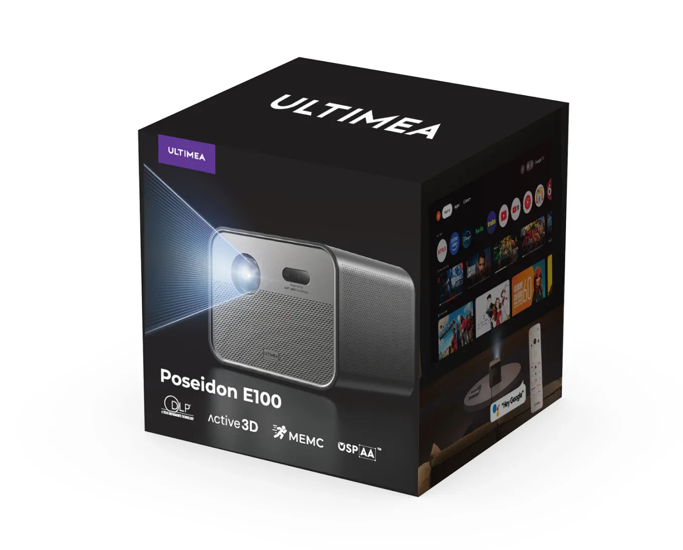 4K supported projector with HDR10 & HLG for enhanced contrast and color