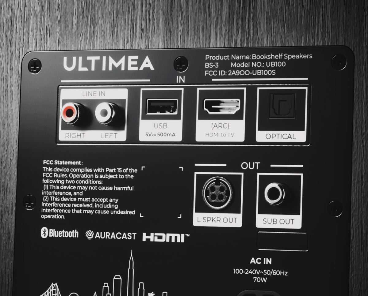 Ultimea BS-3 Bookshelf Speakers